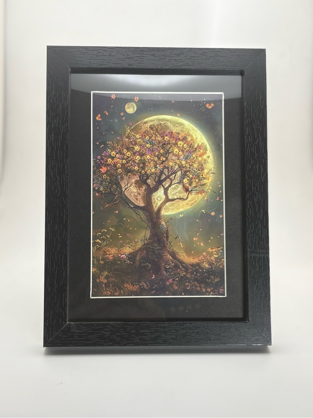 Enchanted Moon Tree Framed Art Print